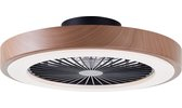 Zwarte plafondventilator Mazzaro met RGB lamp - 58cm van Brilliant kopen Zwarte plafondventilator Mazzaro met RGB lamp - 58cm van Brilliant kopen