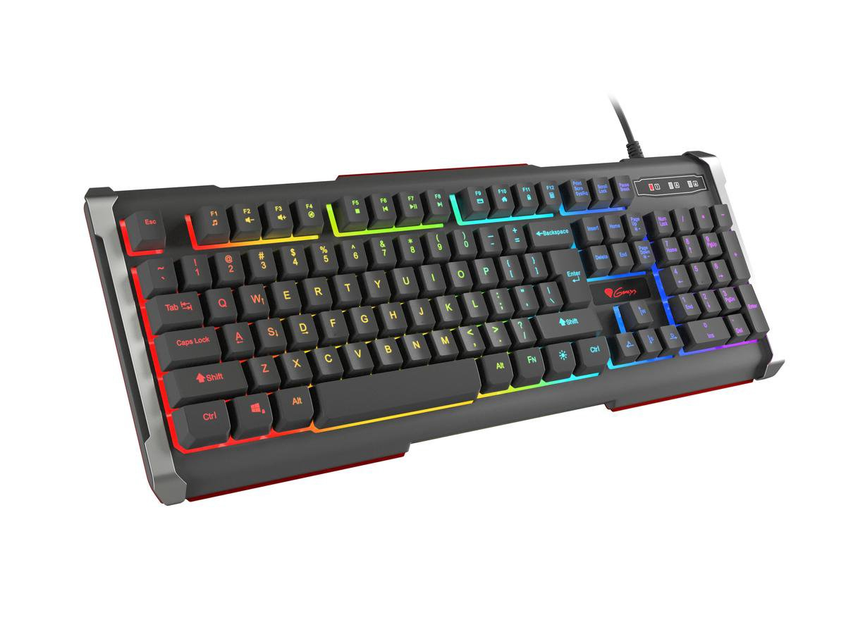 Genesis Rhod 400 Gaming toetsenbord met RGB verlichting US layout - BCC.nl