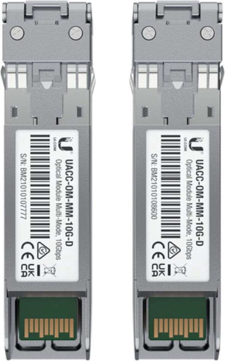MultiMode SFP Fibre Module UBIQUITI UACC-OM-MM-10G-D-2 - BCC.nl