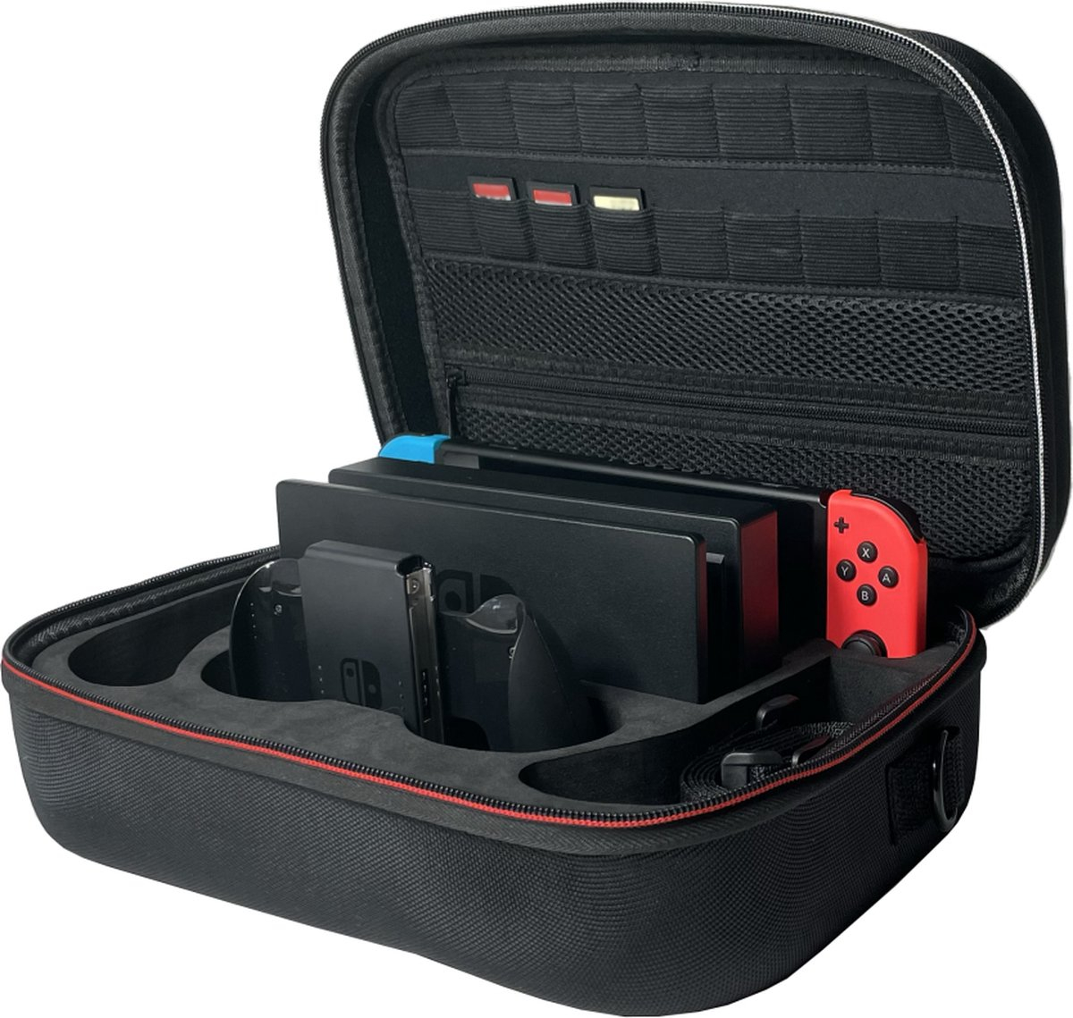 Qware Gaming Opbergbox Deluxe geschikt voor Nintendo Switch - NSW