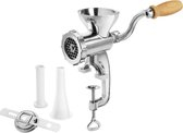 Tomado Metaltex – jack 3 in 1 – vleesmolen – worstenmaker – aluminium – tafelmontage